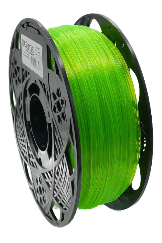 Extreme Translucent Fluorescent Neon Green PETG - UV REACTIVE