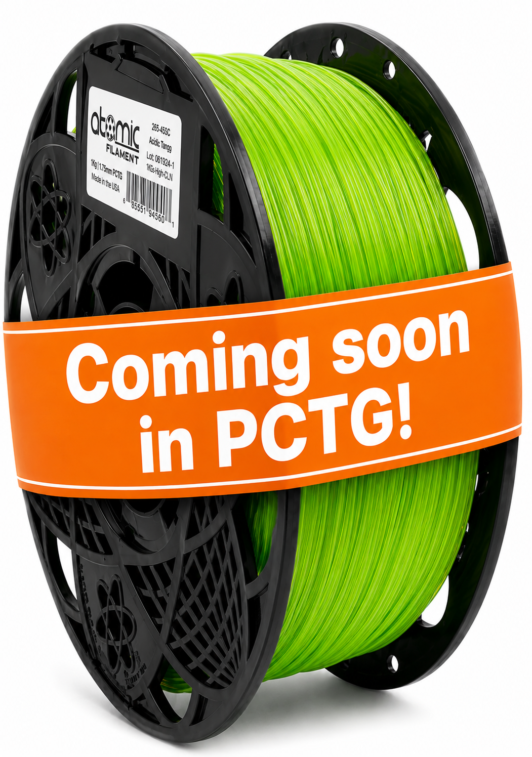 Extreme Translucent Fluorescent Neon Green PETG - UV REACTIVE AMS Compatible