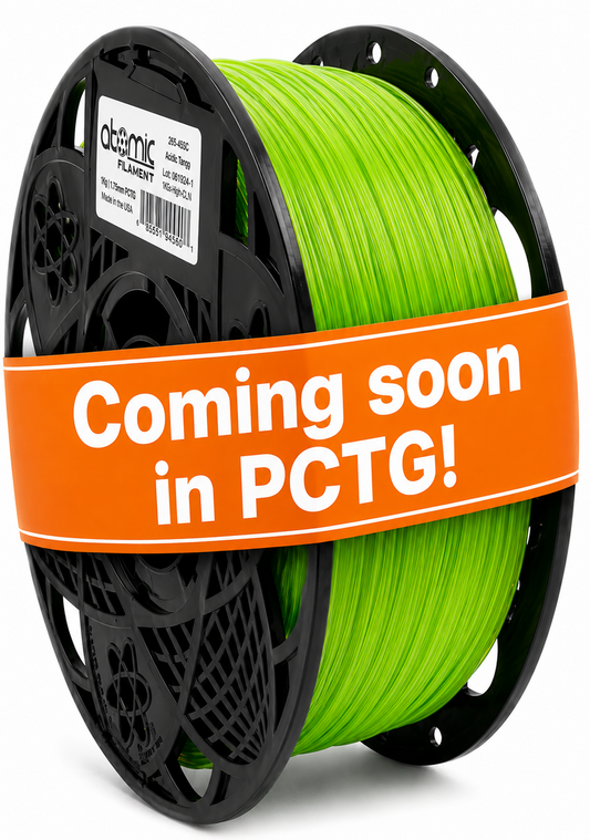 Extreme Translucent Fluorescent Neon Green PETG - UV REACTIVE AMS Compatible