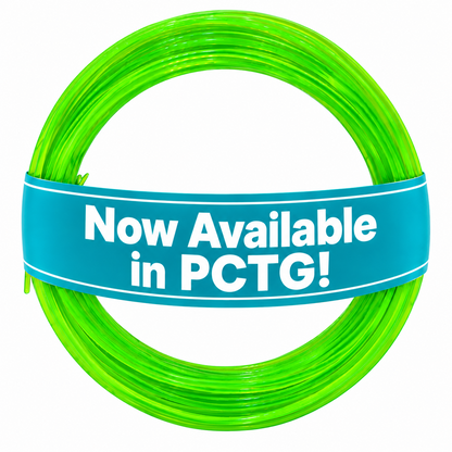 Sample Coil PETG - Pearlescent Translucent Neon Green 1.75mm