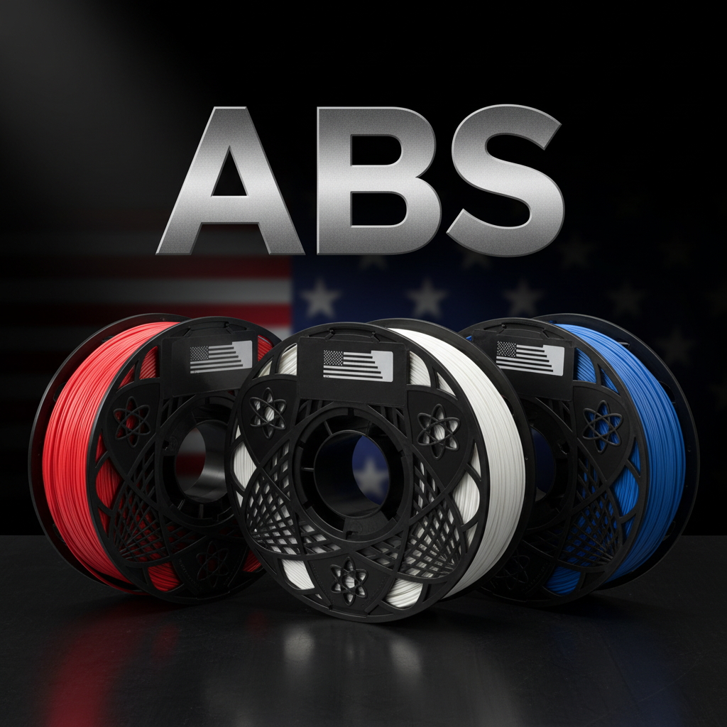 Patriotic Pack ABS - Red, White and Blue filament bundle