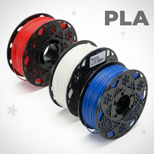 Patriotic Pack PLA - Red, White and Blue filament bundle