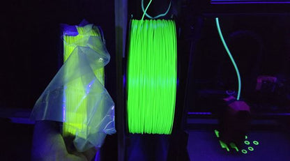 Neon Green UV Reactive ABS Filament AMS Compatible