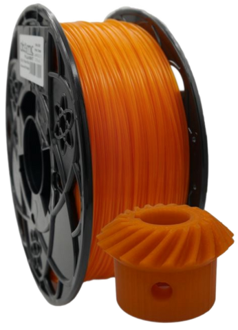 Iridescent Orange Translucent PLA Filament