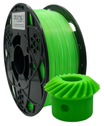 Sample Coil PLA - Translucent Neon Green