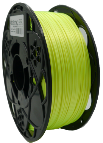 Sample Coil PLA - Silky Extreme Bright Neon Yellow UV Reactive