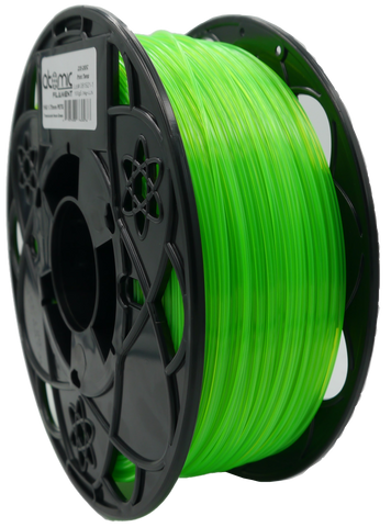 Translucent Fluorescent Neon Green PETG - UV REACTIVE